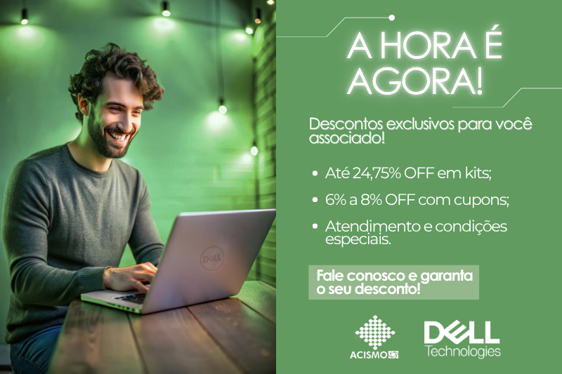 Associados agora contam com descontos exclusivos em produtos Dell