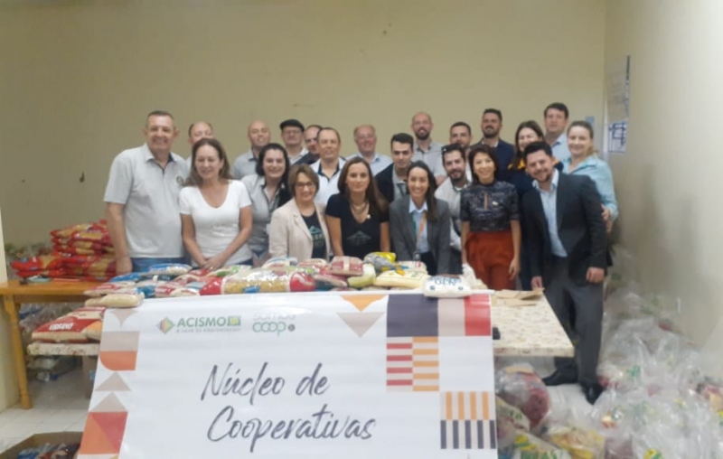 Núcleo das Cooperativas realiza entrega oficial dos alimentos arrecadados na Campanha Dia C