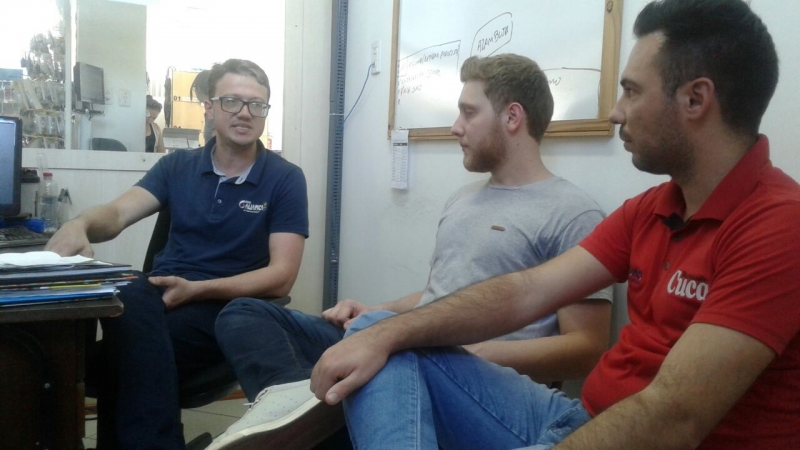 ?Mercadistas visitam empresa em Tunápolis