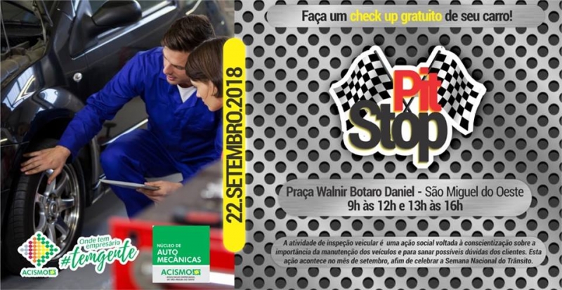 ?Sábado tem Pit Stop do Núcleo de Mecânicos