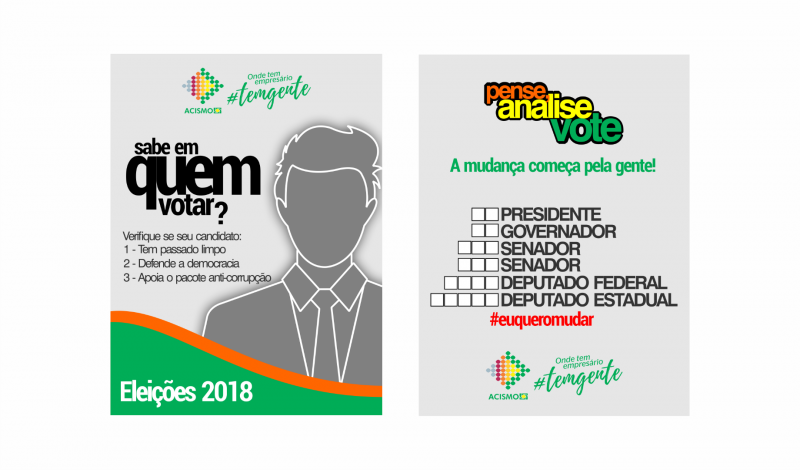 ?Acismo distribui “santinho” de orientação