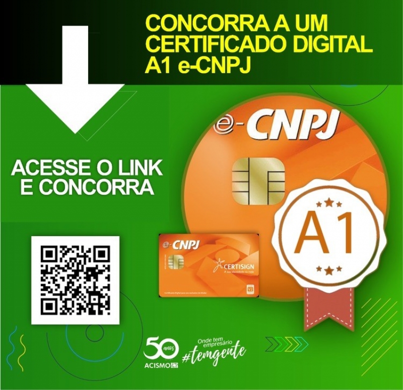 Não perca a chance de ganhar um Certificado Digital